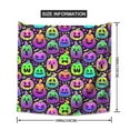 thumbnail image 4 of Halloween Tapestry Wall Hanging, colorful halloween pumpkins Tapestry for Bedroom Aesthetic, Cute Tapestry Wall Decor, Halloween Decoration for Bedroom, Living Room, Indoor 59x59in, 4 of 7