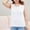 White, variant on Xihbxyly Summer Work Tops for Women Summer Solid Color V-Neck Tank Tops Casual Loose Fit Sleeveless Standard Straps Shirts Basic Clothing