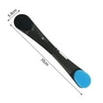 thumbnail image 5 of Folding Back Applicator Body Brush - Long-Handled Shower Massage Cleaning Tool Portable Lotion Applicator Soft Sponge Body Care Brush, 5 of 7