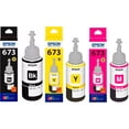 thumbnail image 2 of Kit 6 Botellas Tinta EPSON T673 L800 L805 L810 L850 L1800 Epson T673, 2 of 4