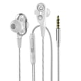 thumbnail image 3 of Auriculares estéreo de 3,5 mm Shamjiam con micrófono remoto nuevo, 3 of 9