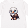 thumbnail image 4 of Inktastic Baby Bald Eagle Boys or Girls Long Sleeve Toddler T-Shirt, 4 of 5
