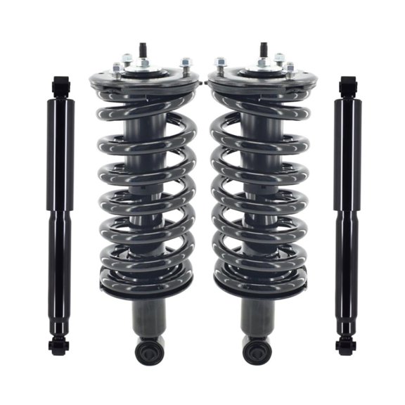 Set Front Quick Complete Strut-Coil Spring-Rear Shock For 2017-2023 Nissan Titan 4WD