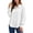 White, variant on LEKWK Business Casual Tops for Women Long Sleeve Button Down Shirts Elegant Collared Blouses Fall Professional Office Work Dress Tops
