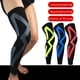 thumbnail image 5 of Yuarrent Antideslizante deporte compresión pierna manga senderismo correr rodillera Deportes y aire libre azul negro L, 5 of 6