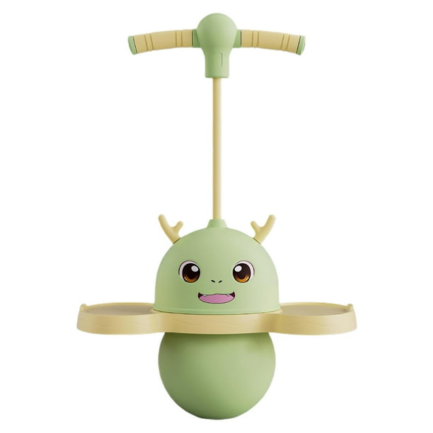 Pelota Que Rebota FLhrweasw Juguete Equilibrio Con Bomba para Saltar verde