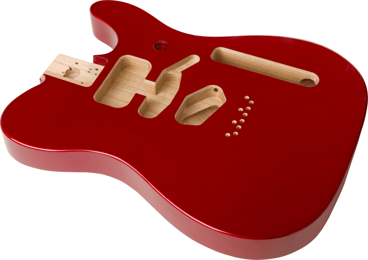 Fender Deluxe Series Telecaster SSH Alder Body, Candy Apple Red