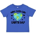 thumbnail image 3 of Inktastic Make Every Day Earth Day with Hearts and Stars Boys or Girls Toddler T-Shirt, 3 of 5