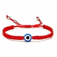 thumbnail image 1 of Fiudx Pulsera de Cuerda Roja, Elegante Pulsera de Cuentas de Vidrio de Aleación, Accesorio de Fiesta Que Te Da Confianza, Atractivo Diseño de Dije de Palma, Ideal para San Valentín, Estilo Femenino,, 1 of 2