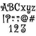 thumbnail image 2 of CTP8655 - Black Swirl 4" Designer Letters, 245/Pack by Creative Teaching Press, 2 of 2