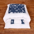 thumbnail image 2 of Saco de dormir para gatos, cueva para gatos, linda cama para gatos con almohadas extraíbles, tapete suave para mascotas, cama para mascotas lavable a máquina, patrón de gato azul L, 2 of 7