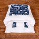 thumbnail image 2 of Saco de dormir para gatos, cueva para cama para gatos, linda cama para gatos con almohadas extraíbles, alfombra suave para mascotas, cama para mascotas lavable a máquina, patrón de gato azul L, 2 of 7