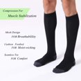 thumbnail image 2 of Calcetines de compresión FITRELL 20-30 mmHg hasta la rodilla, negros, S/M, 2 of 7