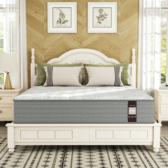 Full Size Mattress, 12 inch Full Gel Innerspring Memory Foam Hybrid Mattress in a Box,Medium Adult