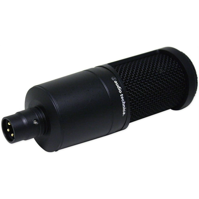 Audio Technica AT2020 Studio Recording Microphone-Cardioid Condenser Mic+Boom  