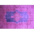 thumbnail image 1 of Ahgly Company Indoor Rectangle Medallion Purple Traditional Area Rugs, 2' x 4', 1 of 4
