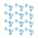 thumbnail image 4 of Paquete de 2/600 copos de nieve navideños, accesorios decorativos de plástico para el hogar, cafetería, tienda y bar (20 mm, estilo azul), 4 of 7