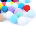 thumbnail image 3 of 20x Small Pompoms for Cats to for Play Colorful Craft and Art Supplies 3cm Soft Balls for Cats Lightweight, 3 of 9