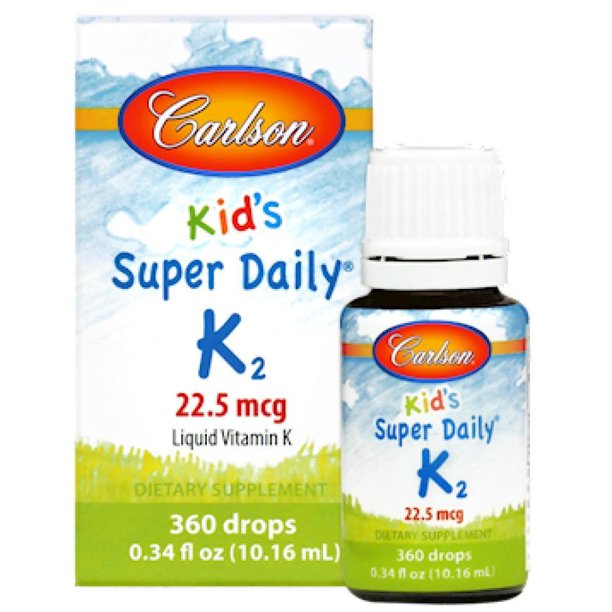 carlson super daily k2, 45 mcg liquid vitamin k, cardiovascular