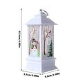 thumbnail image 3 of MOQIN 5" Decorative Candle Lantern with LED Flameless Candle, Plastic LED Candle & Holder, Indoor & Outdoor Hanging Lights Thanksgiving &Christmas Day Decorations, 3 of 5