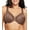 Mocha, variant on Low Cut WonderWire Lace Underwire Bra 1240 (Women's & Women's Plus)