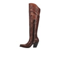 thumbnail image 3 of Dan Post Boots Womens Seductress Embroidered Snip Toe Zippered Cowboy  Tall, 3 of 5
