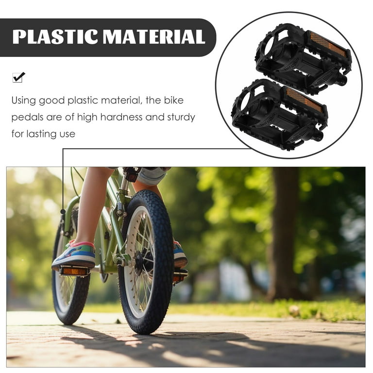 1 Pair of Replacement Bike Pedals Kids Bike Pedals Cycling Petals Supplies Mountain Bike Pedals Parts Walmart