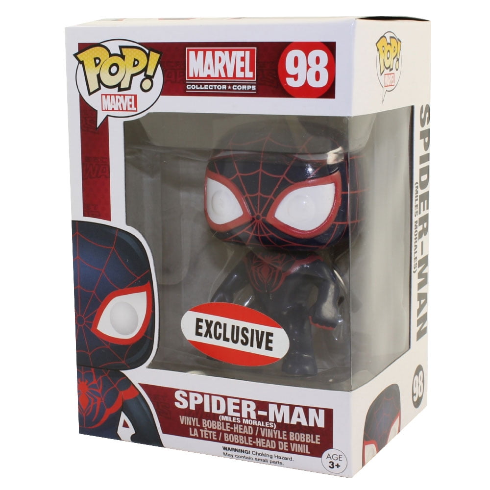MARVEL coleccionista Corps Spider-Man millas Morales 3.75" POP VINILO FIGURA FUNKO 