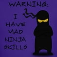 thumbnail image 3 of CafePress - Mad Ninja Skills T Shirt - Dark T-Shirt Kids XS-XL, 3 of 4