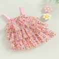 thumbnail image 2 of Robe d'Été Sans Manches à Pois pour Filles Taille 0-4T, 2 of 7