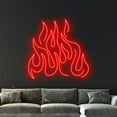 thumbnail image 4 of Handmadetneonsign Flames Fire Neon Sign, Flames Fire LED Neon Art Decor, Burning Fire Wall Decor, 4 of 5