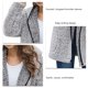thumbnail image 3 of Abrigo de chaqueta para mujer,Chaqueta con capucha de felpa para mujer Abrigo de felpa para mujer Chaqueta con capucha de felpa para mujer Máxima comodidad, 3 of 4
