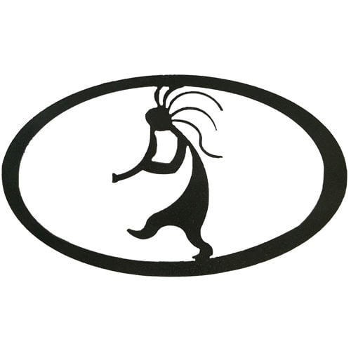 7055 Inc Kokopelli Oval Wall D cor