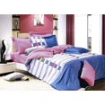thumbnail image 2 of Le Vele LE455T Twin Size Duvet Cover Sheets Set, Jean, 2 of 3