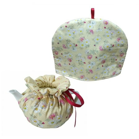 

Cotton Vintage Floral Teapots Dust Cover Tea Cosy Kettle Cover Insulation And Keep Warm For Home