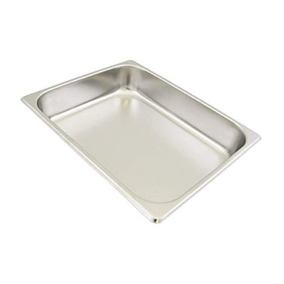 Update International STP 501 S Steam Table Pan Half Size 1 4 in Deep 18 8 Stainless Steel AISI 304