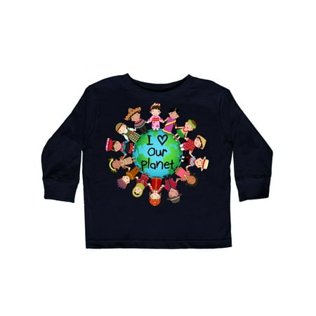 

Inktastic Earth Day International Gift Toddler Boy or Toddler Girl Long Sleeve T-Shirt