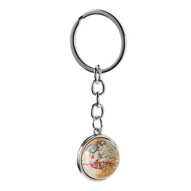 Globe Keychains Earth Globe Key Chains Key Hook for Backpack Globe Keychains for World Earth Theme Kids Keyrings Toy