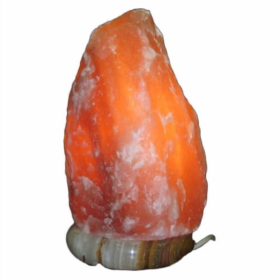 Deluxe Comfort Himalayan Natural 9'' H Crystal Salt Table Lamp