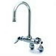 thumbnail image 2 of T&S Brass - Double Pantry Swivel Base Faucet, Wall Mount, Adjustable Centers, Less Nozzle, 2 of 2