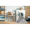 thumbnail image 2 of Ahgly Company Machine Washable Indoor Round Transitional Gray Area Rugs, 7' Round, 2 of 7