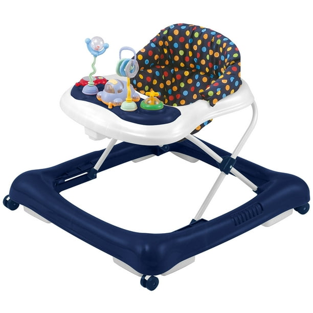 Big Oshi 2 in 1 Baby Musical Walker & Activity Center on Wheels- Dark