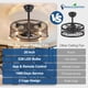 thumbnail image 4 of Ventilador de Techo DINGLILIGHTING 20" Nogal con Control Remoto y Luz LED, 4 of 9