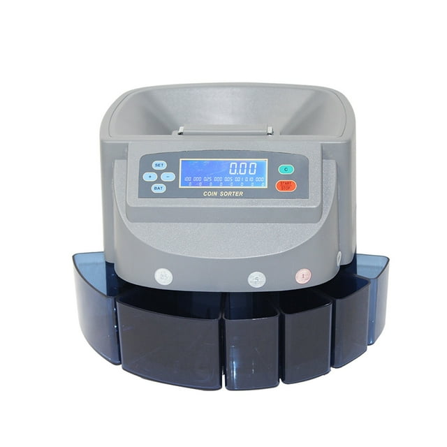 USD,EURO Coin Counter, Sorter, And Wrapper Coin Multi Currency Coin Sorter Counter Machine For Bank,Shop XD-9005 ,User Friendly