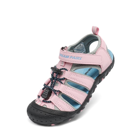 DREAM PAIRS Boys Girls Closed-Toe Outdoor Summer Sport Sandals for Little/Big Kid