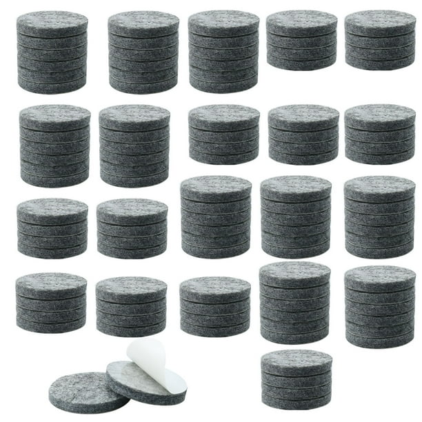 100pcs Furniture Pads Round 3/4" Selfstick Felt Floor Chair Feet