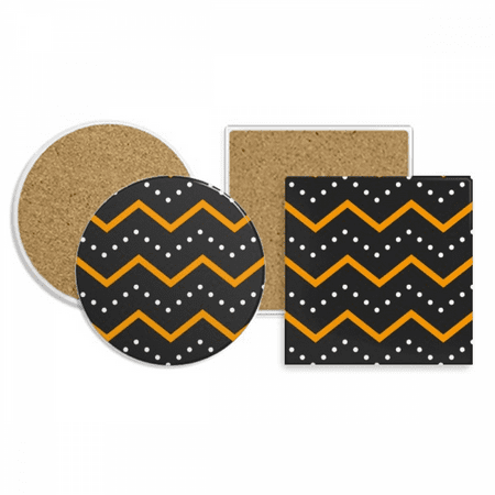 

Wave Happy Fear Halloween Coaster Cup Mug Holder Absorbent Stone Cork Base Set