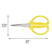 Joyce Chen Original Unlimited Kitchen Scissors All Purpose Kitchen Shears With Comfortable Handles, Yellow, 2 Pack