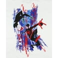 thumbnail image 4 of Spider-Man Mens' Spider-Verse Miles and Gwen Adult T-Shirt, 4 of 8