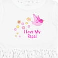 thumbnail image 4 of Inktastic I Love My Papa Girls Toddler Dress, 4 of 5